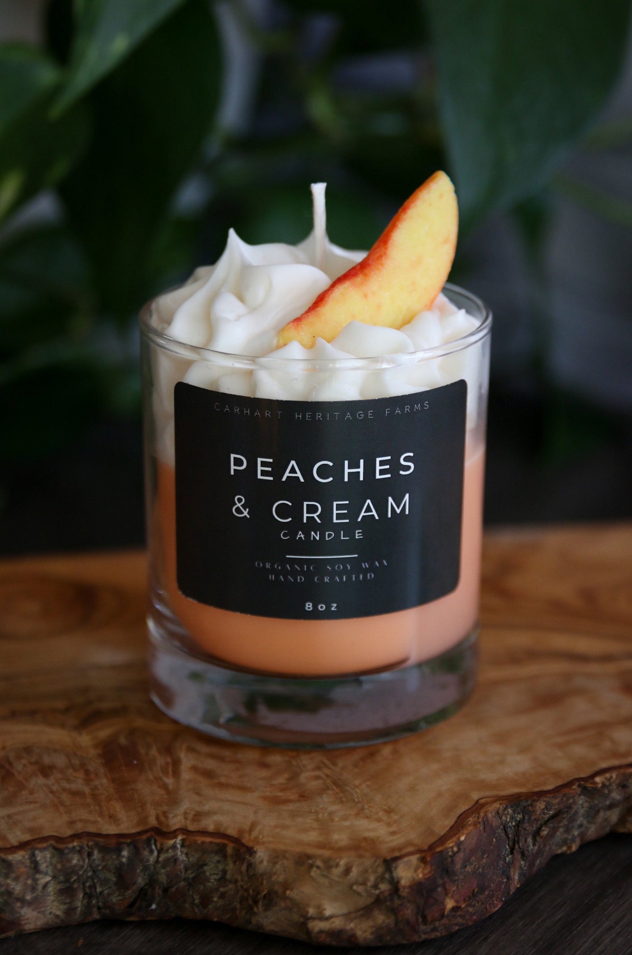 Peaches and Cream Dessert Candle