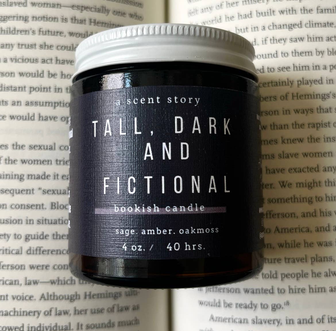 Tall, Dark & Fictional | Bookish Candle | Soy Wax,