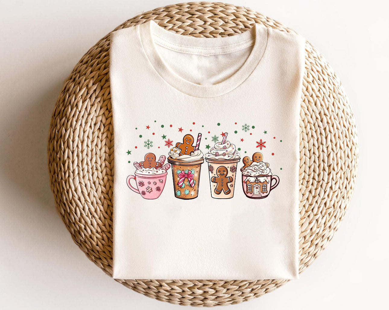 Gingerbread Christmas Sweater or T Shirt