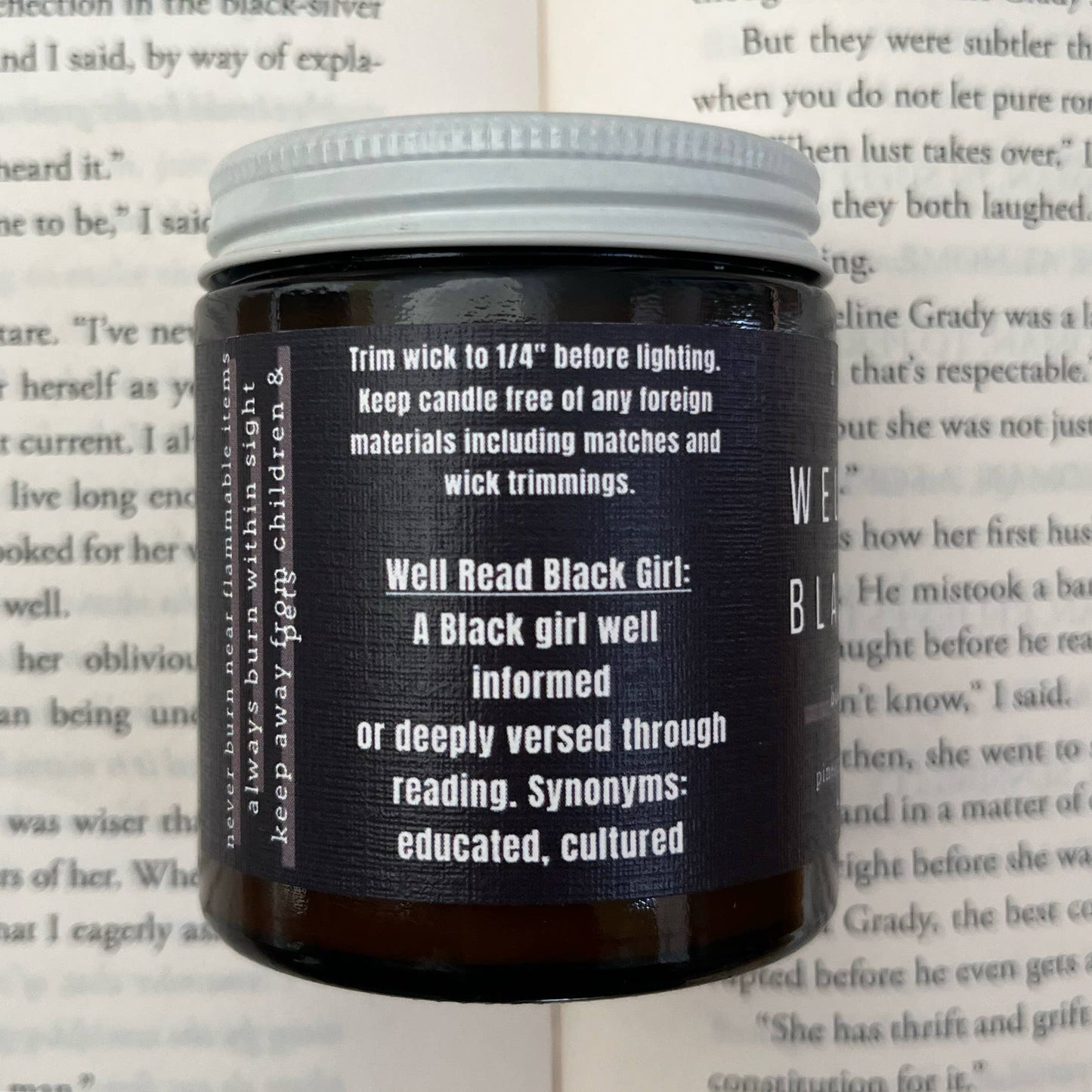 Well Read Black Girl -  Bookish Candle | Book Themed