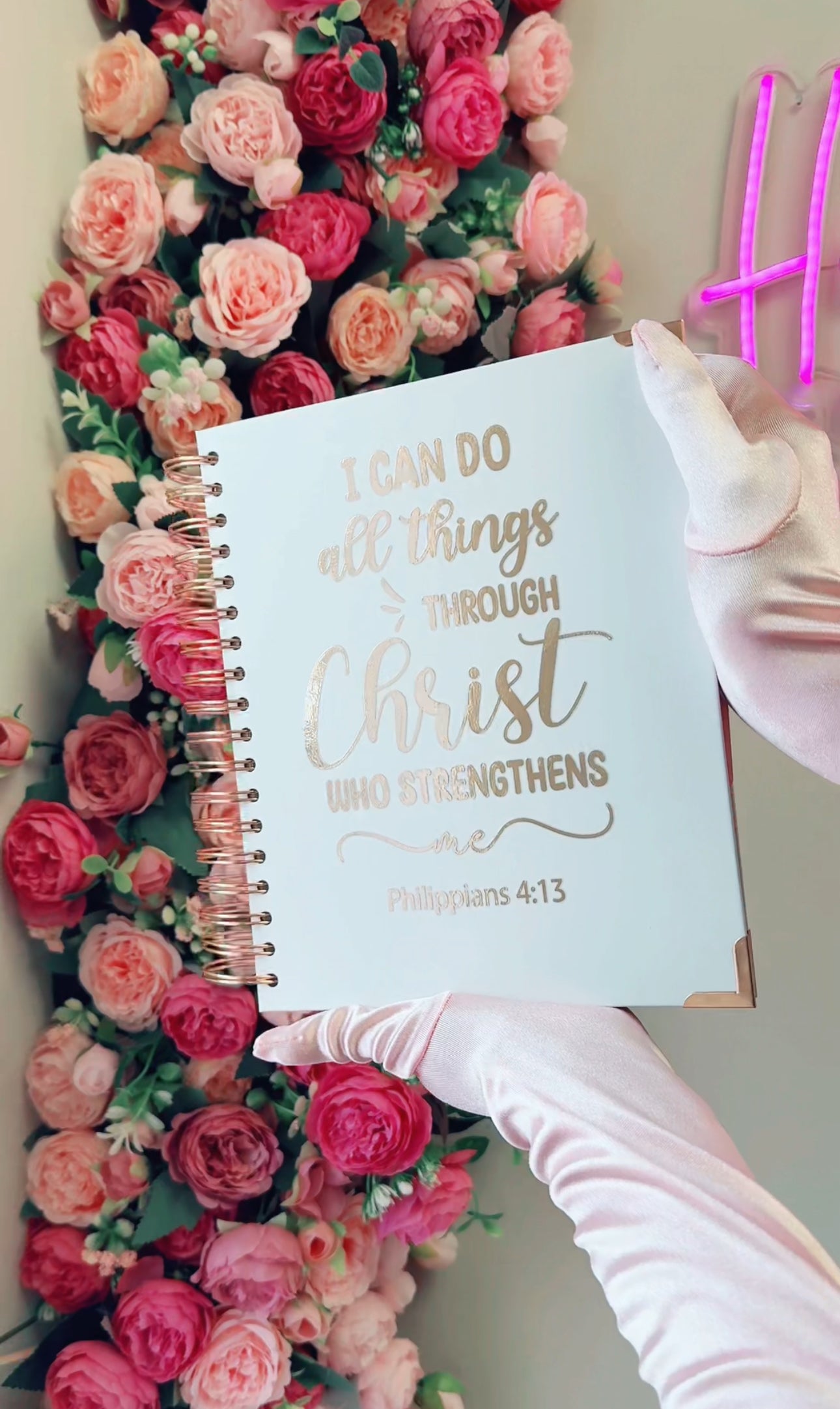 I can do all things through Christ who Strengthens me Prayer Journal