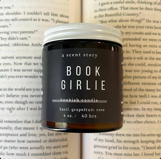 Book Girlie -  Bookish Candle | Book Themed Candle