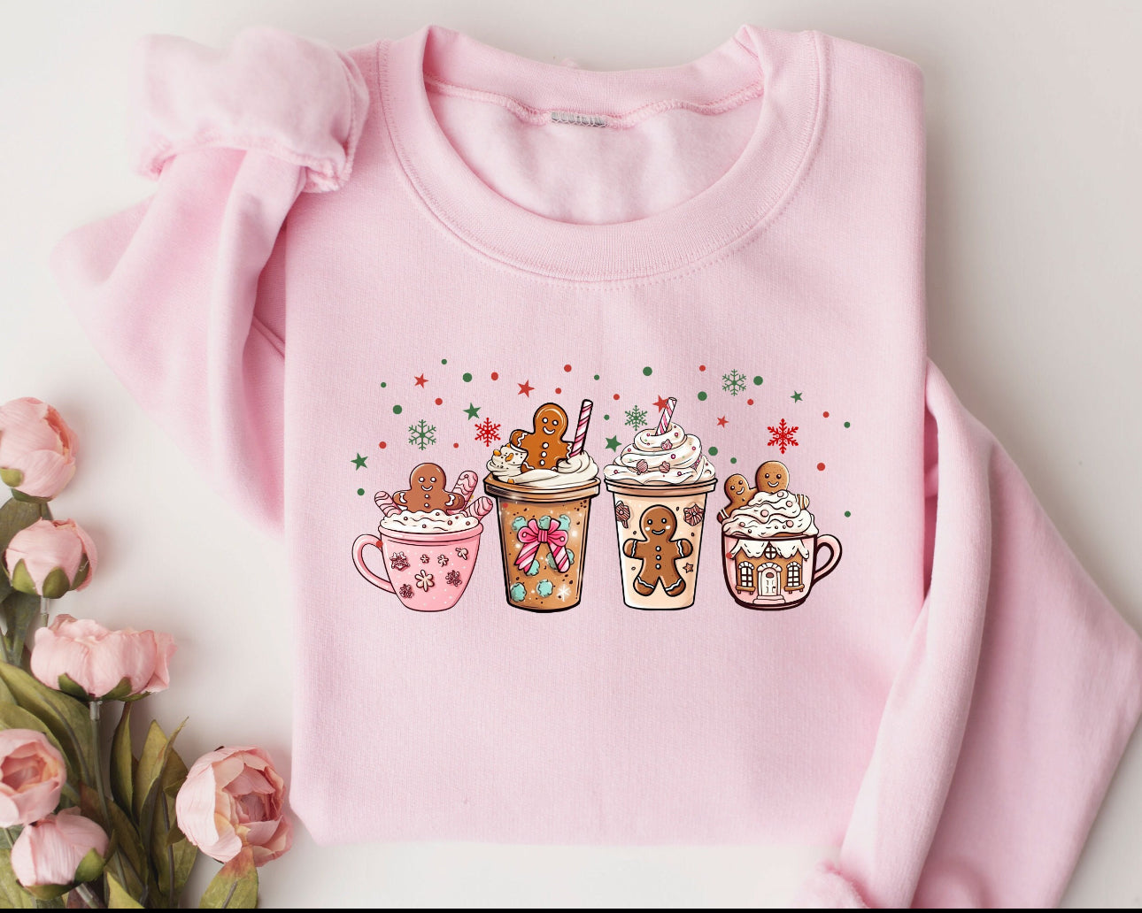 Gingerbread Christmas Sweater or T Shirt