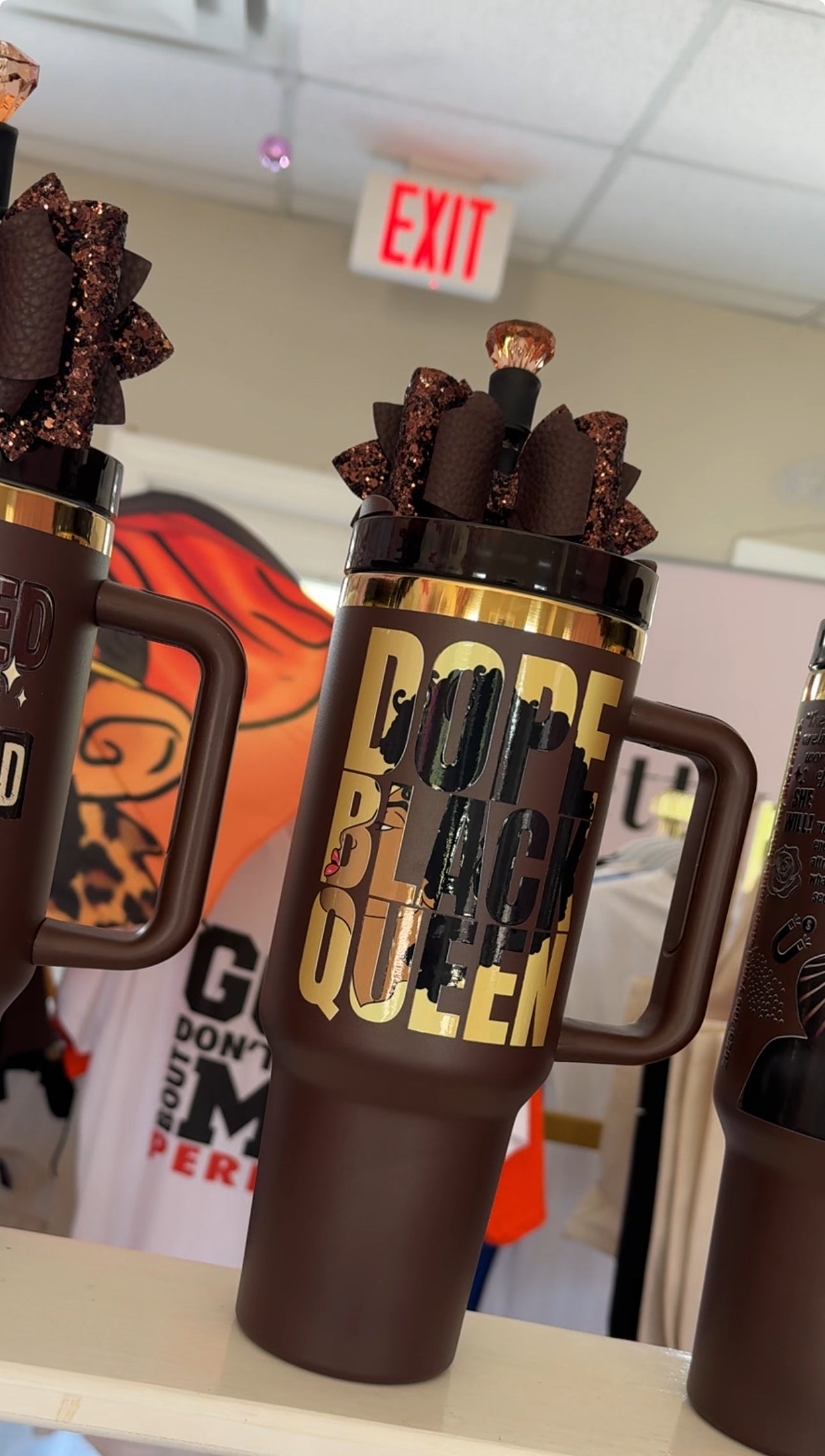 Dope Black Queen 40oz tumbler