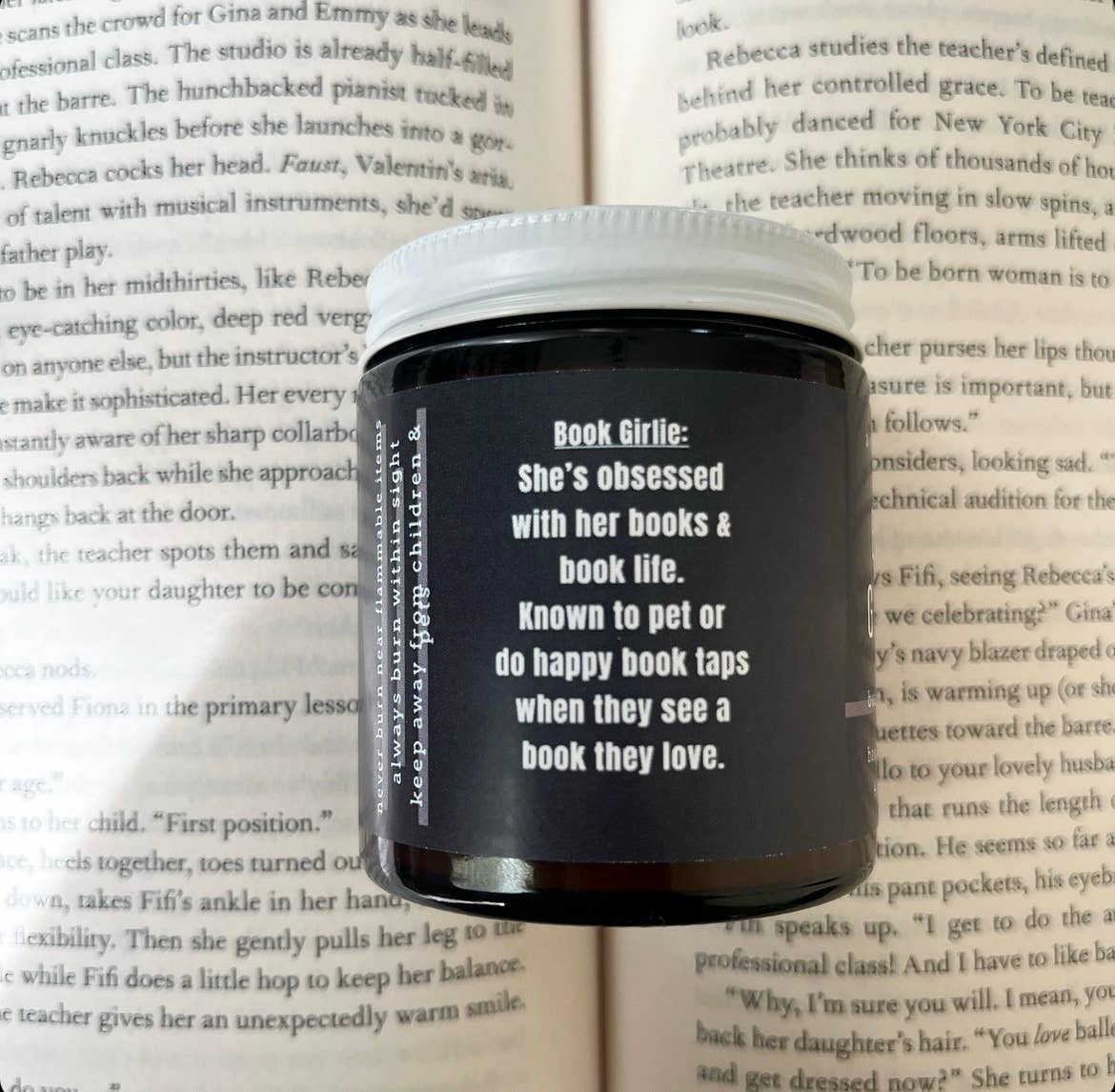 Book Girlie -  Bookish Candle | Book Themed Candle