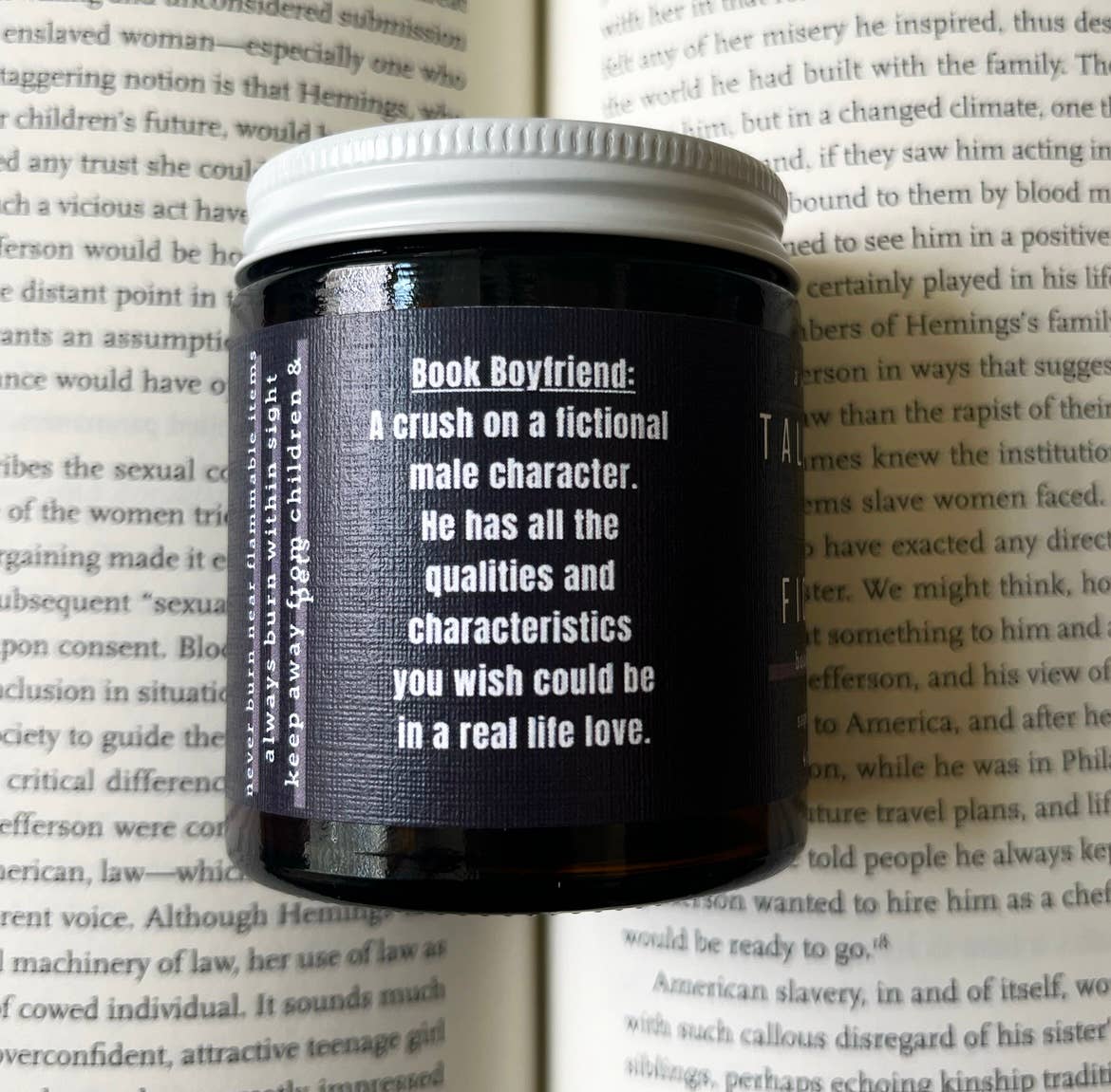 Tall, Dark & Fictional | Bookish Candle | Soy Wax,