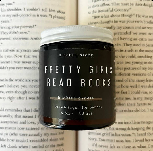 Pretty Girls Read Books - Bookish | Book Themed Candle