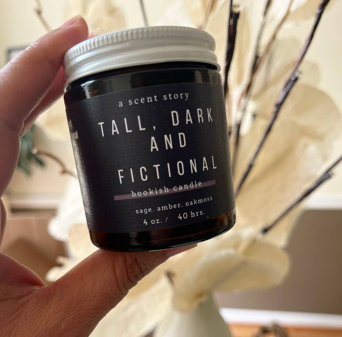 Tall, Dark & Fictional | Bookish Candle | Soy Wax,