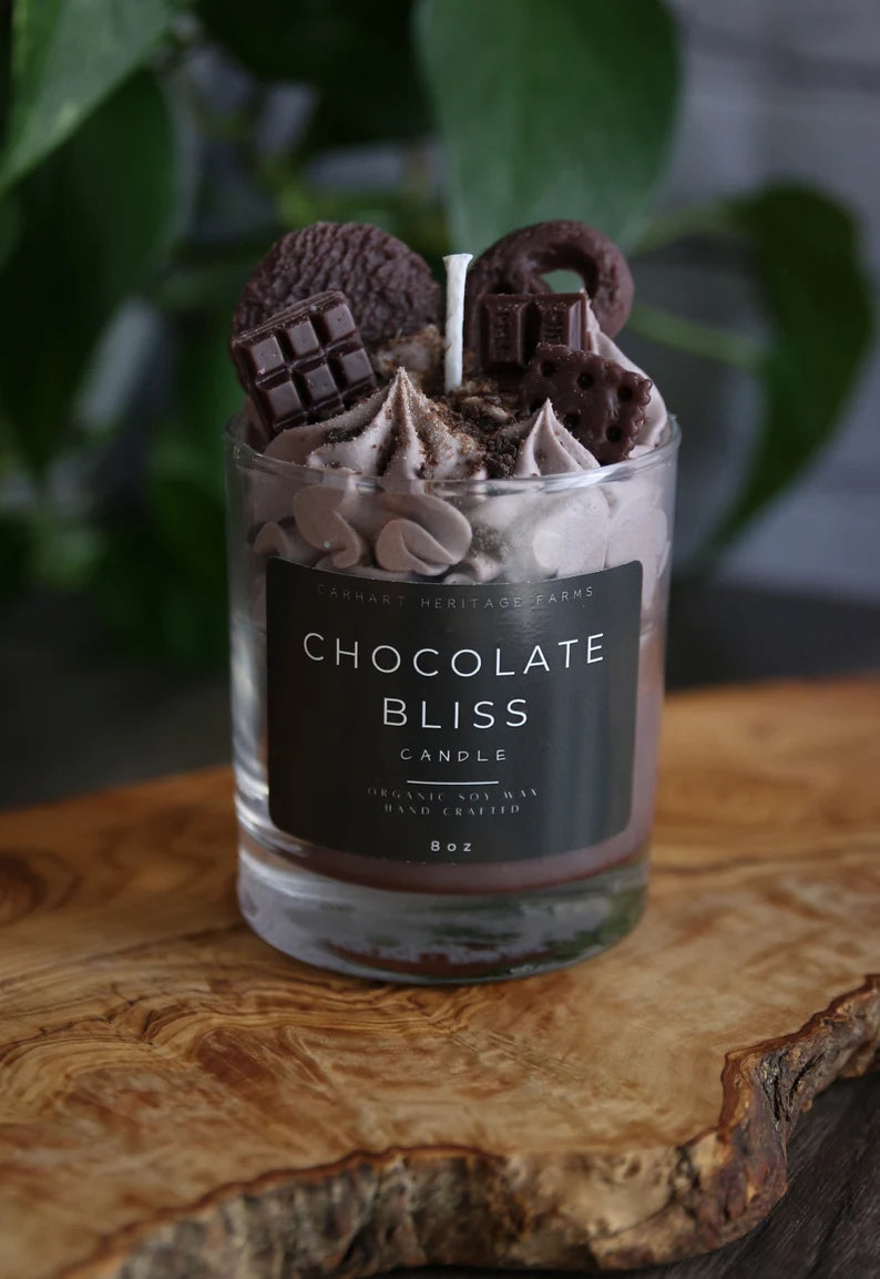 Chocolate Bliss Dessert Candle