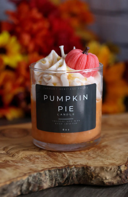 Pumpkin Pie Dessert Candle