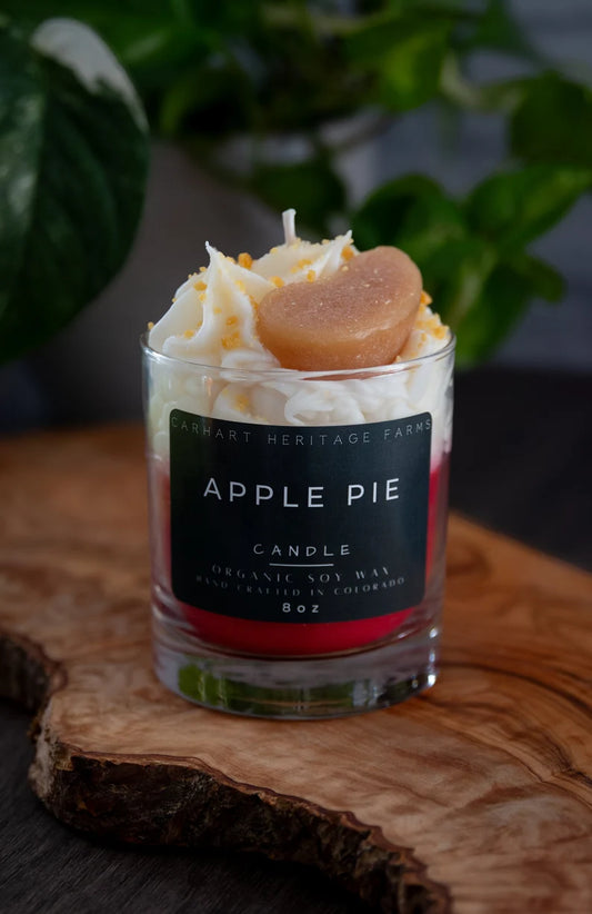 Apple Pie Dessert Candle