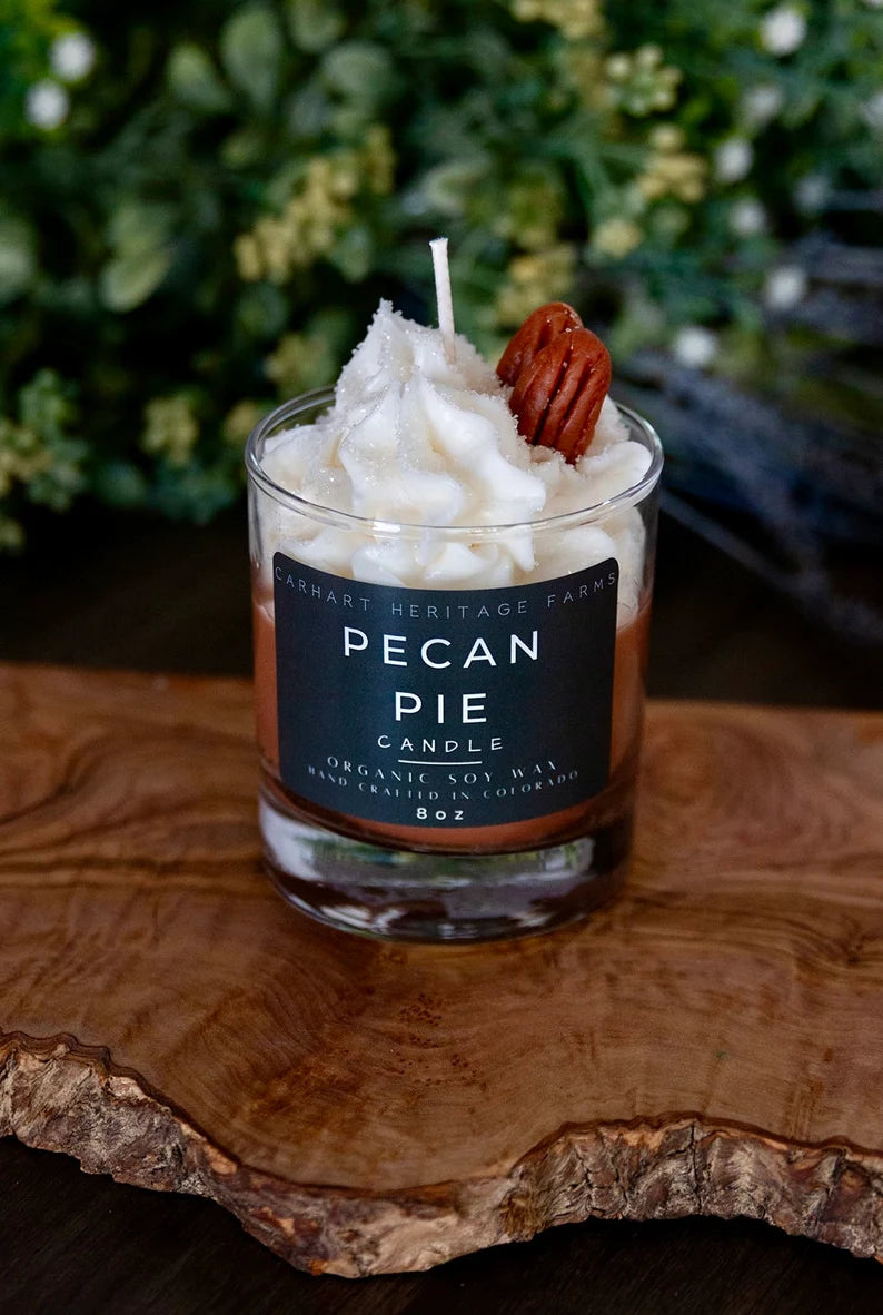 Pecan Pie Dessert Candle